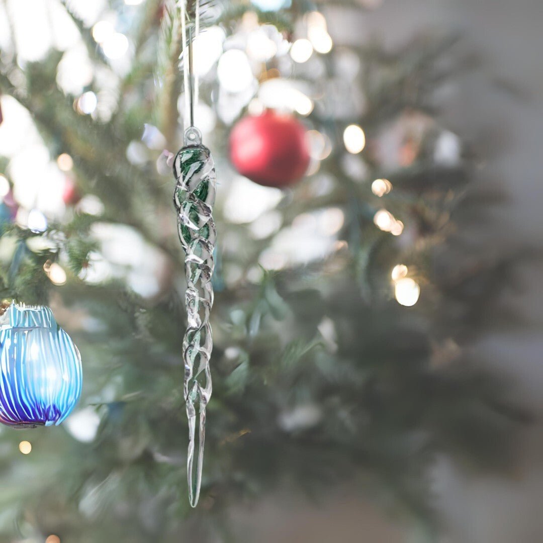 12x Weihnachtsbaumanhänger Eiszapfen - Christbaumschmuck für den Weihnachtsbaum - Easy2sell - Deluxe