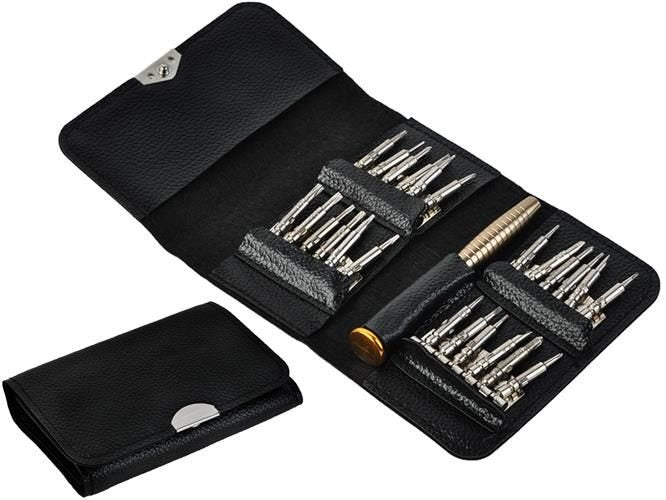 Präzisions-Schraubendreher-Set 25-in-1 24 Bits Chrom-Vanadium-Stahl Magnetetui