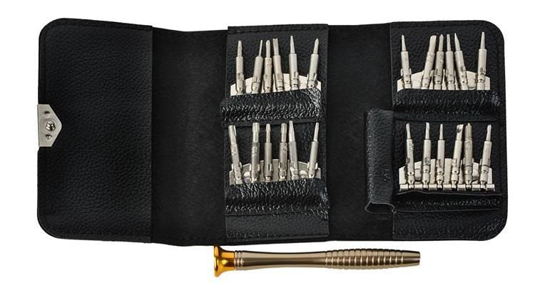 Präzisions-Schraubendreher-Set 25-in-1 24 Bits Chrom-Vanadium-Stahl Magnetetui