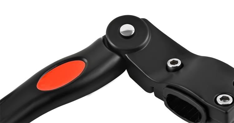 Fahrradständer Universal Hinterrad verstellbar 24-29 Zoll Aluminium Schwarz