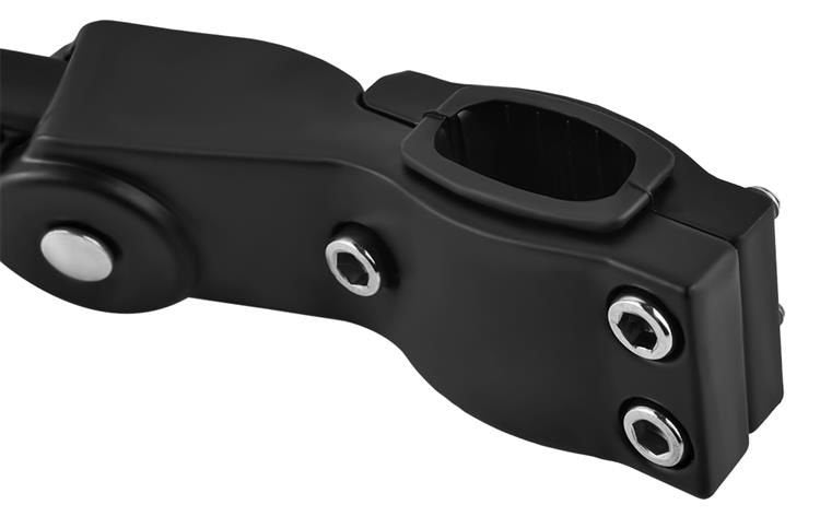Fahrradständer Universal Hinterrad verstellbar 24-29 Zoll Aluminium Schwarz