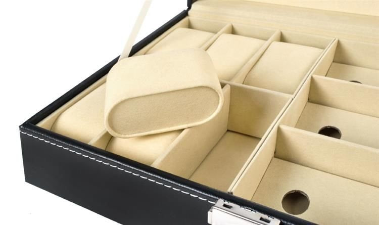 Uhren- und Brillenetui schwarz