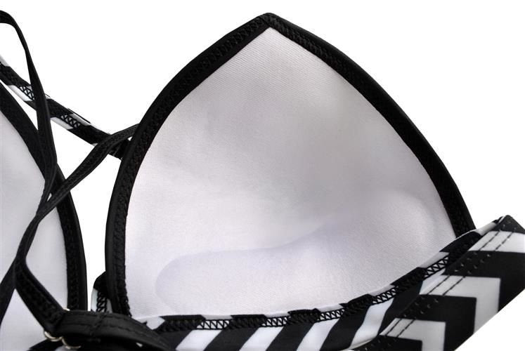 Badeanzug mit hoher Taille – S