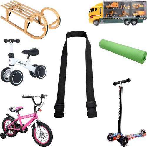 Malatec 8616 Tragegurt für Laufrad und Roller, schwarz