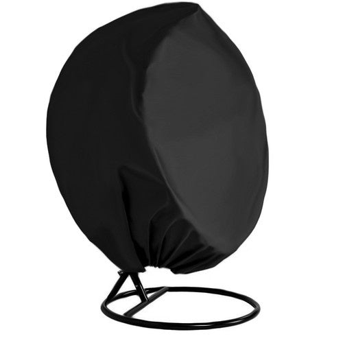 Schutzhülle Hängesessel doppelt 450 x 155 cm Oxford-Stoff Schwarz wetterfest