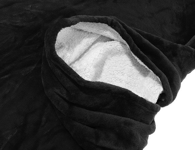 XXL-Sweatshirt - schwarze Decke