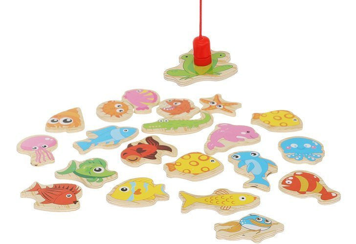 Spiel „Fische fangen“ für einen Magneten, 22-tlg.