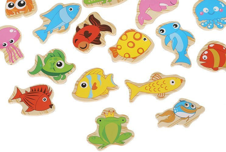 Spiel „Fische fangen“ für einen Magneten, 22-tlg.