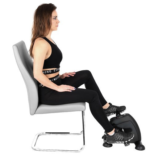 Heimtrainer Reha Pedaltrainer 2in1 Arm- und Beintrainer LCD 35x41x30 cm Stahl