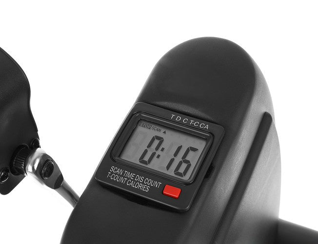 Heimtrainer Reha Pedaltrainer 2in1 Arm- und Beintrainer LCD 35x41x30 cm Stahl