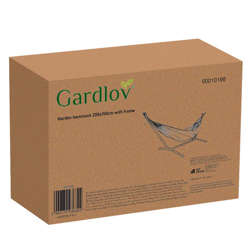 Gartenhängematte 200x150cm mit Gestell