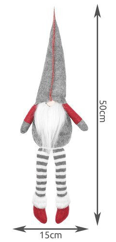 Sitzender grauer Elf