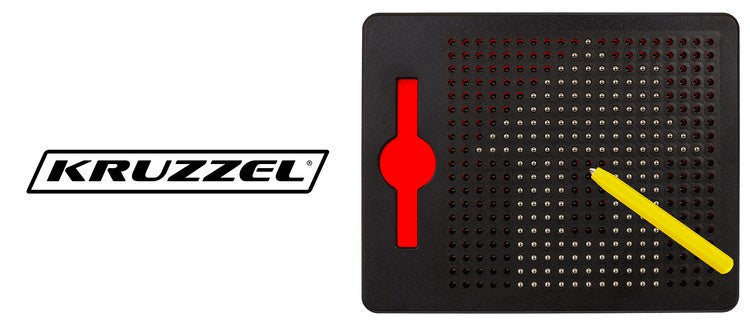 Brett + Magnetkugeln + Stift mit Magnet