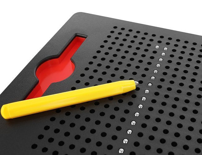 Brett + Magnetkugeln + Stift mit Magnet