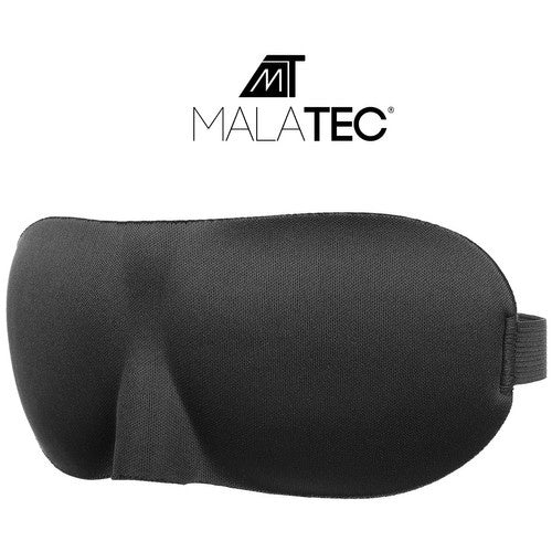 Schlafmaske 3D + Ohrstöpsel Schwarz ISO