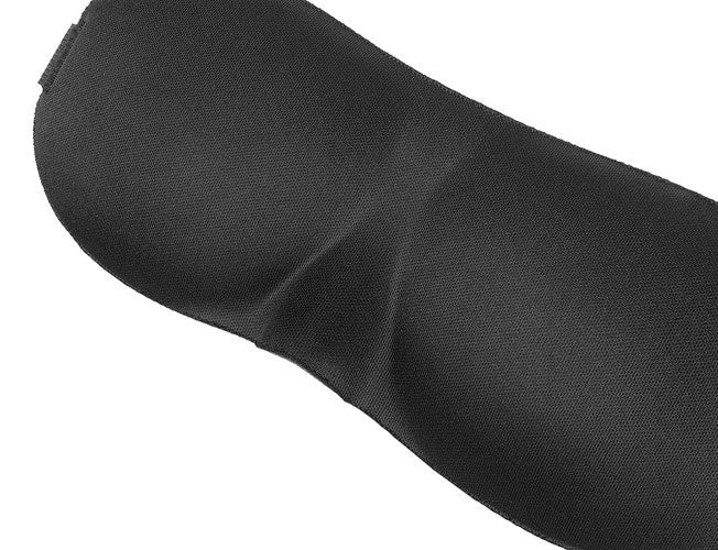 Schlafmaske 3D + Ohrstöpsel Schwarz ISO