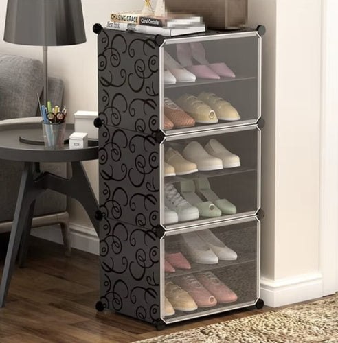 Modulares Schuhregal – 6 Ebenen