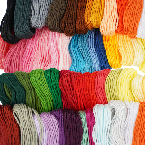150 Stickgarn - Fäden, farbvielfältig, langlebig, mehrfarbig - Easy2sell - Deluxe