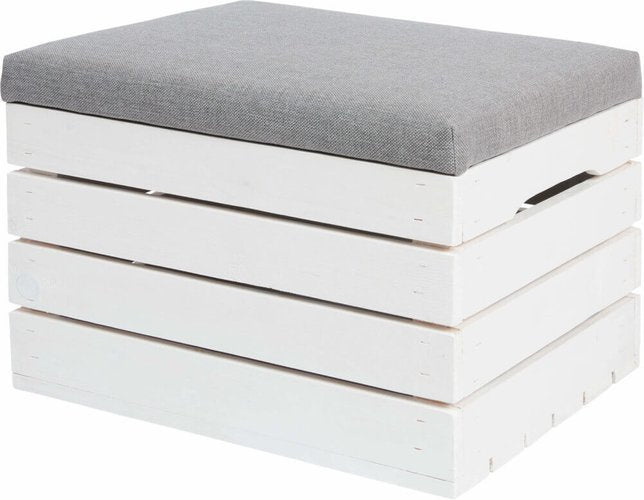 Hocker aus Holz - Truhe