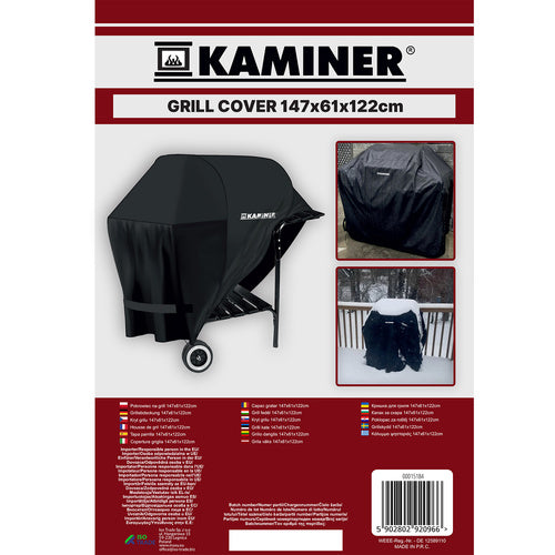 Gartengrillabdeckung 147x61x122cm