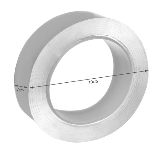 Doppelseitiges selbstklebendes Klebeband – 3 m.