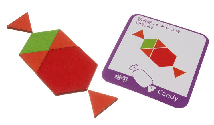 Lernpuzzle - geometrische Figuren