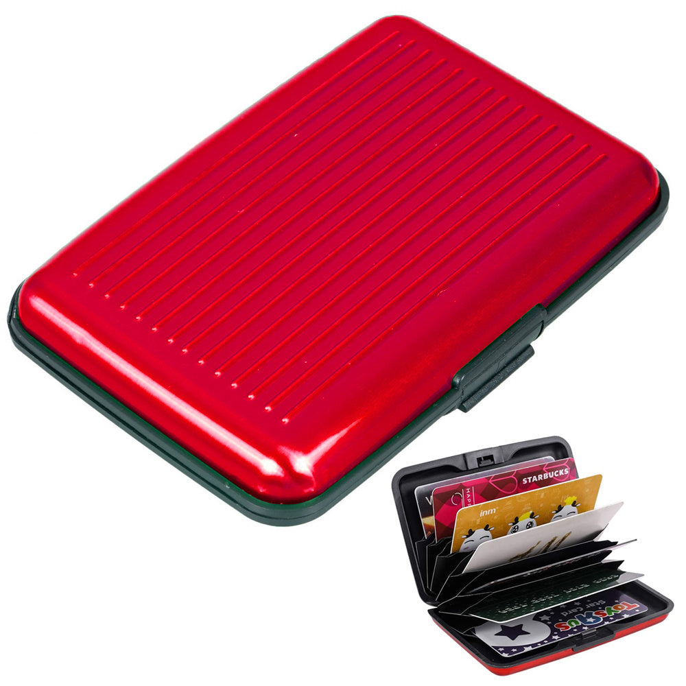 Kartenetui WT-40914 Rot - Sicherer RFID-Schutz für Karten und Geld KP40914