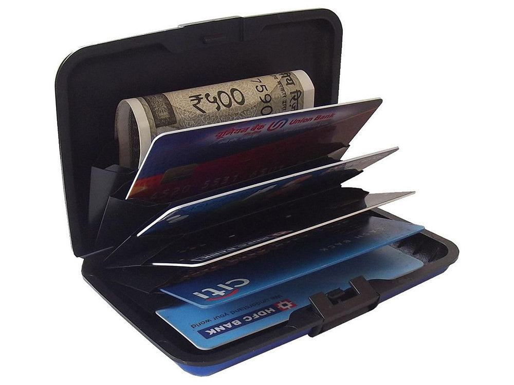 Kartenetui WT-40946 - Blau | Sicherer RFID-Schutz für Karten und Ausweise KP40946