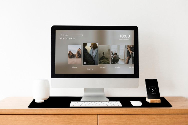 Maus- und Tastaturpad – Schwarz P18625