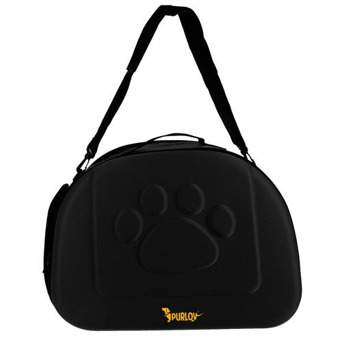 Hundetragetasche Katze Kaninchen Transporttasche EVA schwarz bis 6 kg 43x32x27cm