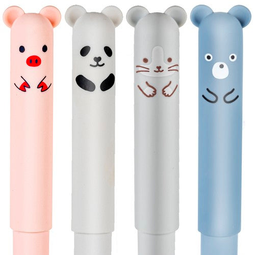 Löschbarer Stift - Tiere, 4 Stk.