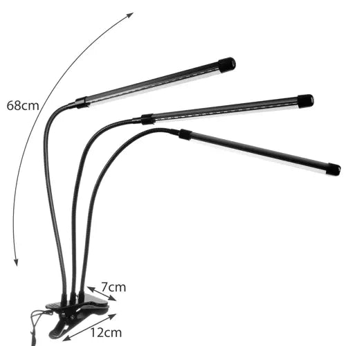Lampe 20 LED 3 Stk. für Pflanzenwachstum Gardlov 19242