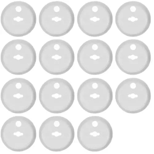 15x Kindersicherung  für Steckdose Steckdosensicherung 19223, Farbe:Weiß / white