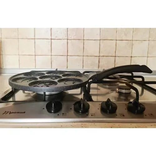 Spiegeleipfanne Pancake Pfanne Eierpfanne Smiley Motiv 7-fach Ø26 cm Induktion