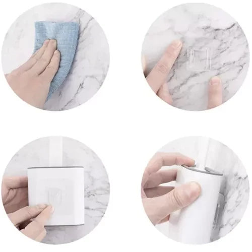Toilettenbürste Silikon flexibel mit Halter Wandmontage weiß grau schlank TPR