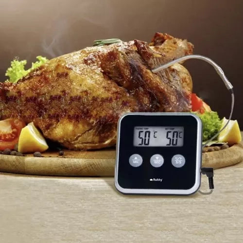 Ruhhy 19155 Küchenthermometer mit Sonde
