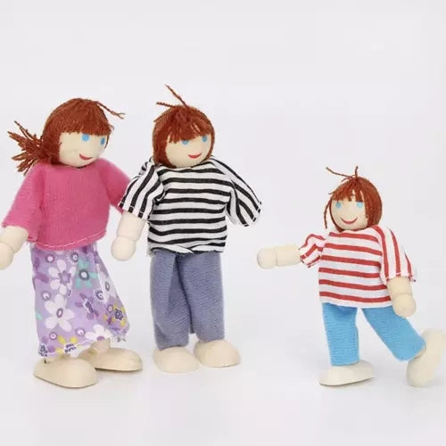 Miniaturpuppen - 7 Stück. Kruzzel 19764