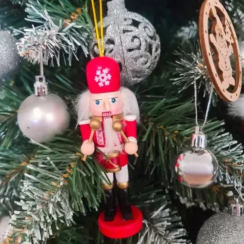 5 Stk. Nussknacker Weihnachten Christbaumschmuck Nussknackerfiguren Weihnachtlich 20358