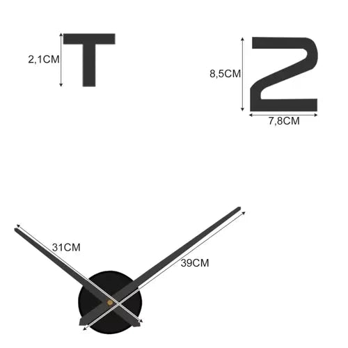 DIY-Wanduhr Ruhhy 19928