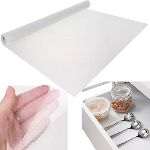 Schubladenmatte Antirutsch transparent 300 x 50 cm 0,5 mm zuschneidbar Küche