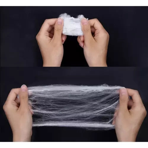 Künstliches Spinnennetz + 2 Spinnen Malatec 19759