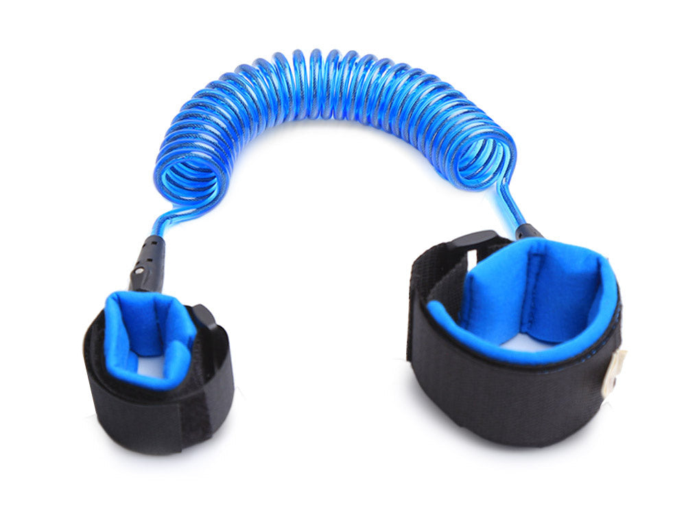 Kindersicherungsarmband blau verstellbar mit Klettverschluss 150 cm universal