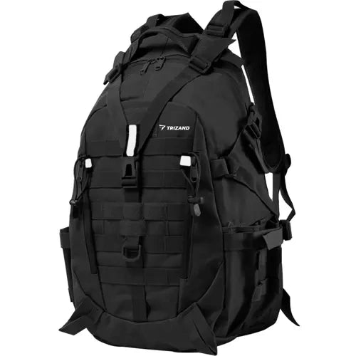 Trizand 20534 schwarzer Militär-/Wanderrucksack