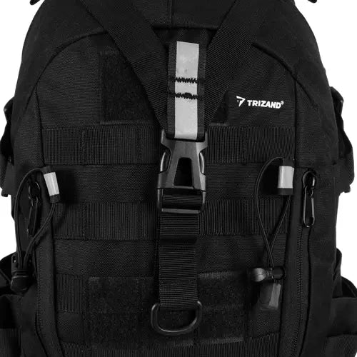 Trizand 20534 schwarzer Militär-/Wanderrucksack