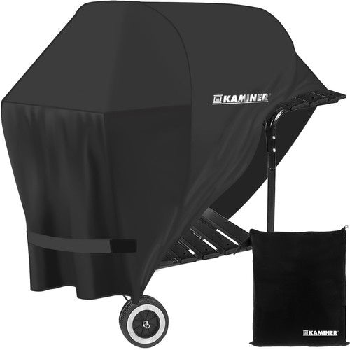Grillabdeckung wasserdicht UV-beständig PU-beschichtet schwarz 95 x 100 x 60 cm
