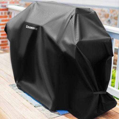 Grillabdeckung wasserdicht UV-beständig PU-beschichtet schwarz 95 x 100 x 60 cm