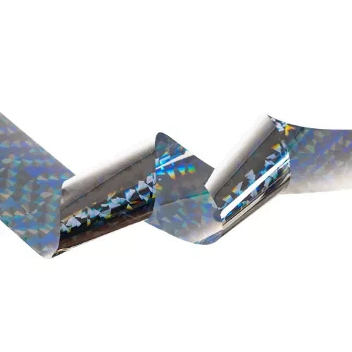 Vogelabwehrband holografisch reflektierend 45 m wasserdicht Silber OPP Rolle
