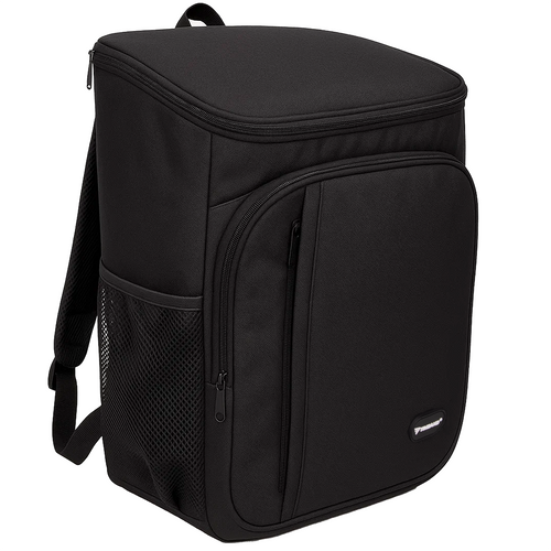 Thermorucksack 26L wasserdicht auslaufsicher Kühltasche Picknick Schwarz Camping