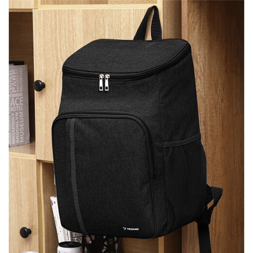 Thermorucksack 26L wasserdicht auslaufsicher Kühltasche Picknick Schwarz Camping