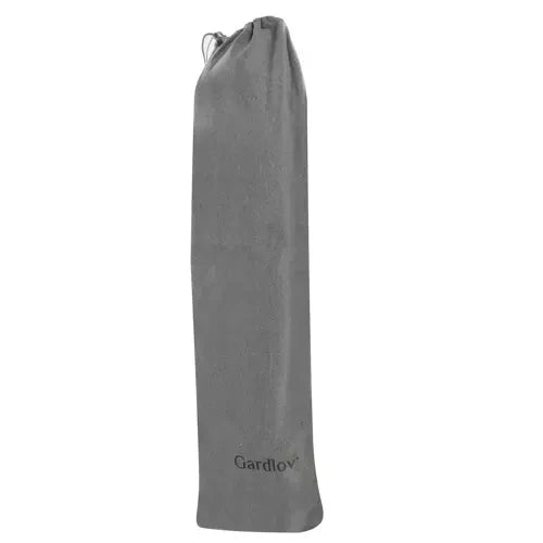 Hängematte grau 200 x 100 cm Baumwolle Polyester Holzquerstangen bequem 200 kg